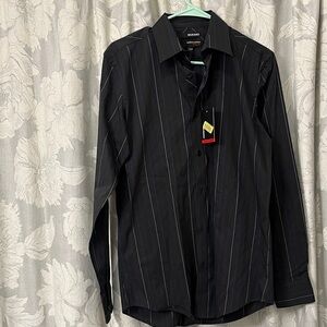 Murano men’s small pinstripe dress shirt